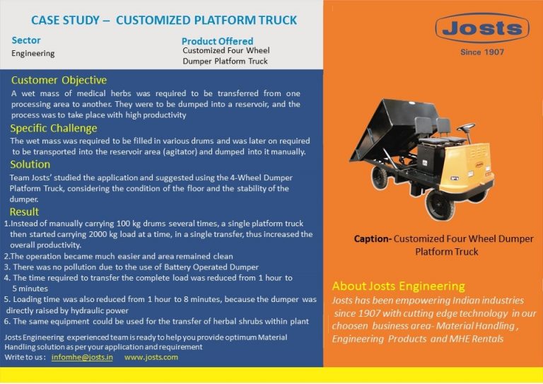 Platform truck- Customised Dumper