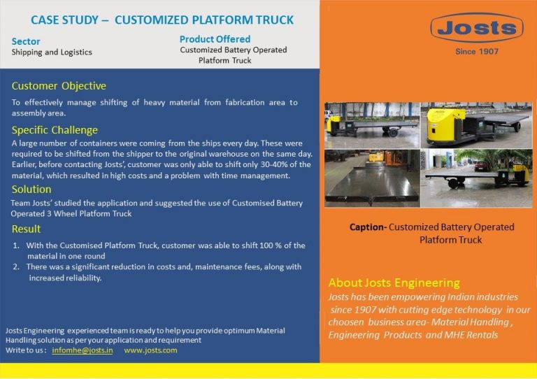 Platform Truck- Customised Battery Operated Date